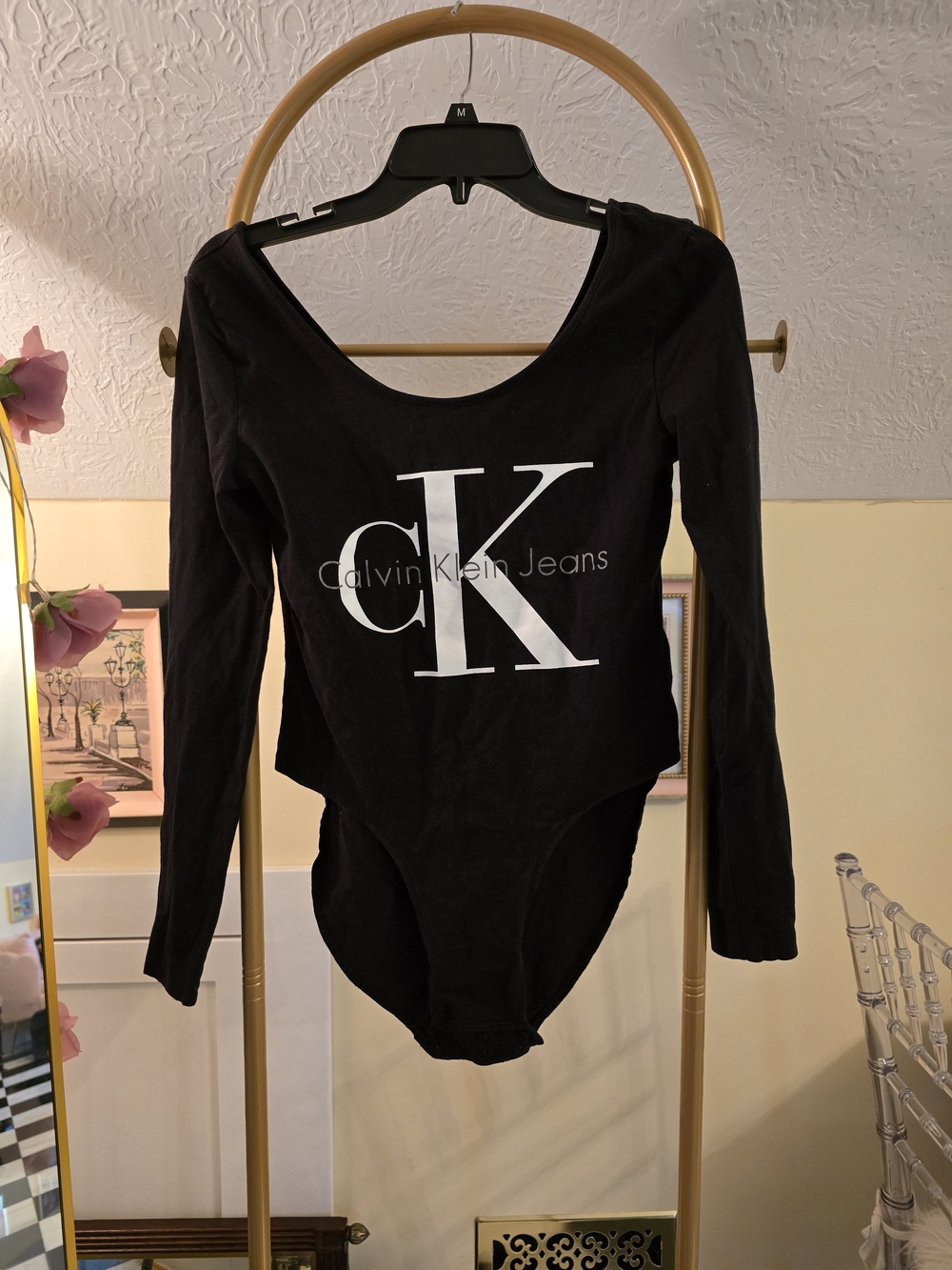 Calvin klein jean's long sleeve body suit